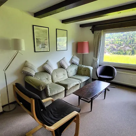 In Hus Signal Met Prachtig Uitzicht Op De Bergen アパート クロスタース